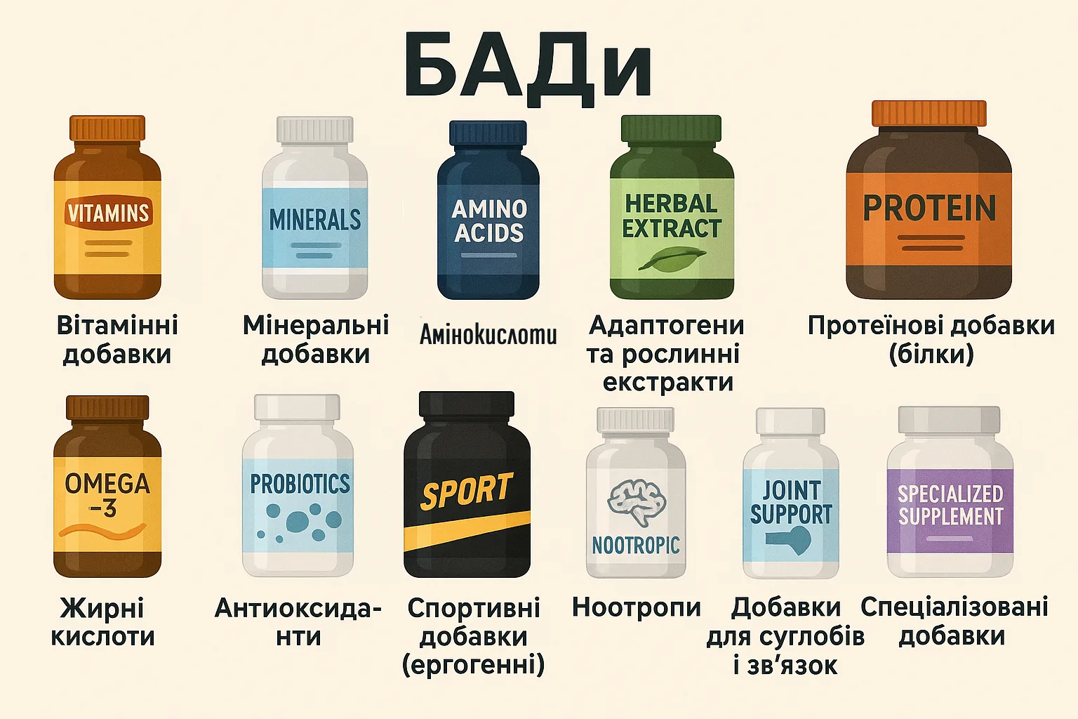 БАДи (Біологічно Активні Добавки) – що це?