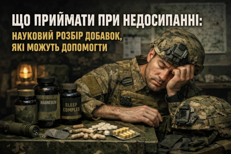 Добавки для сну військовим